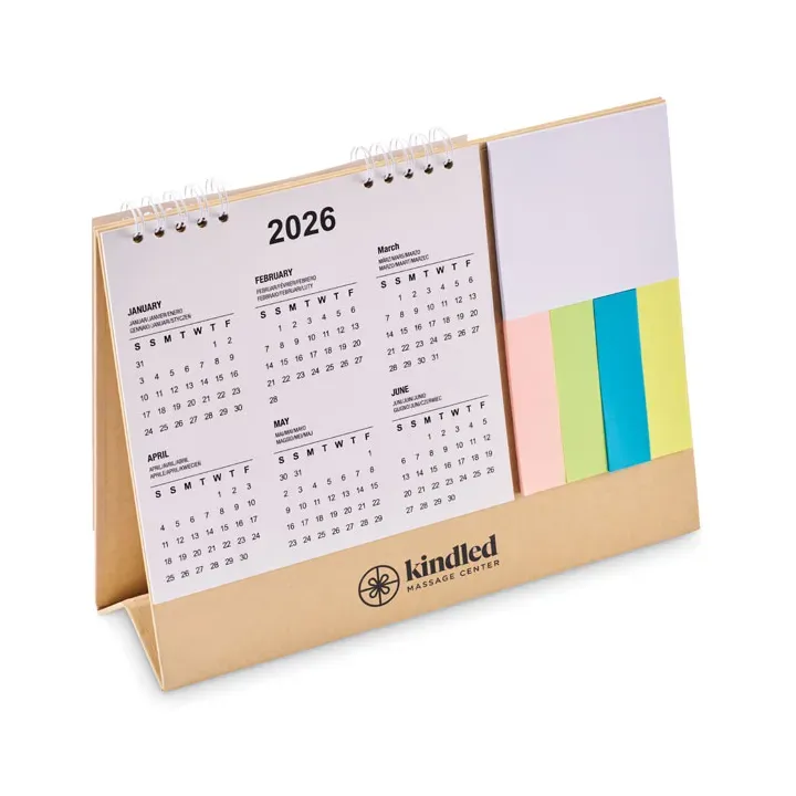 Desk calendar with memo pad - MO2756 (MOCN#13)